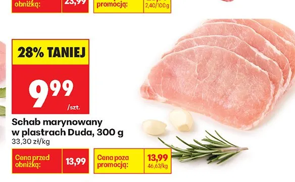 Schab marynowany w plastrach Duda promocja w Biedronka