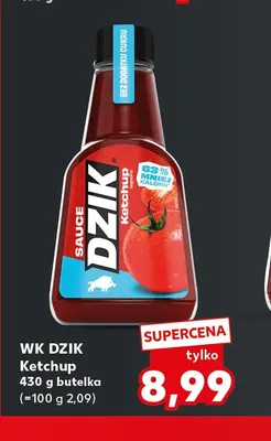 Ketchup WK Dzik promocja w Kaufland