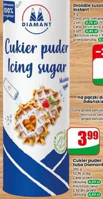 Cukier puder tuba Diamant promocja w Dino