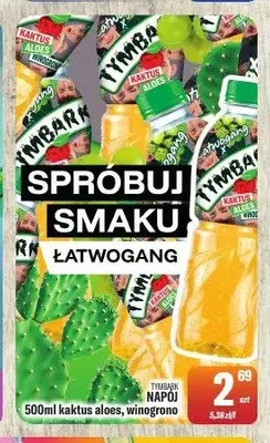 Napój Tymbark winogrono promocja w Tomi Markt