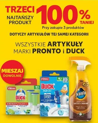 Artykuły marki Pronto i Duck promocja w Kaufland