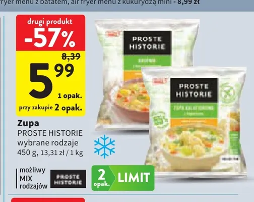 Zupa Proste Historie promocja w Intermarche