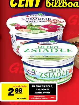 Mleko zsiadłe Mlekpol promocja w Gram Market