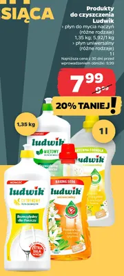 Płyn do mycia naczyń Ludwik promocja w Netto