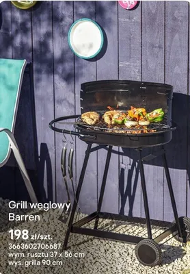 Grill węglowy promocja w Castorama