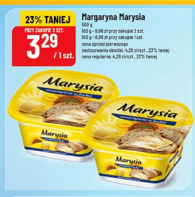 Margaryna Marysia promocja w POLOmarket