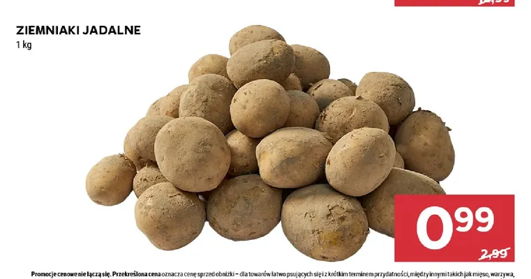 Ziemniaki jadalne promocja w Stokrotka