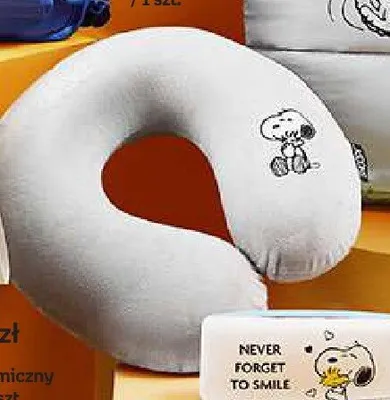 Poduszka podróżna Snoopy promocja w Empik