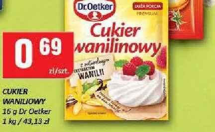 Cukier wanilinowy promocja w Chorten