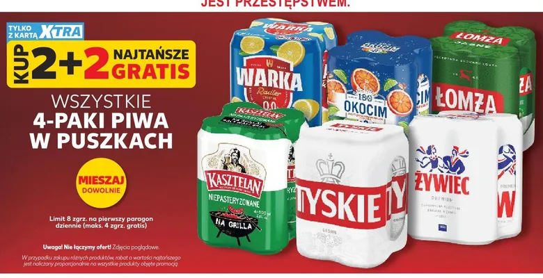 Piwo 4-pak Kaufland promocja w Kaufland