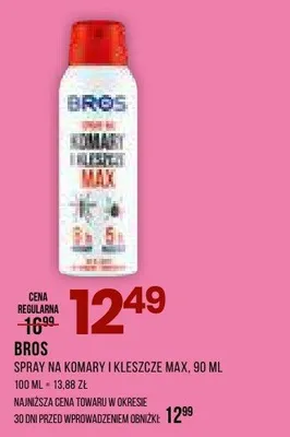 Spray na komary i kleszcze Max Bros promocja w Drogerie Natura
