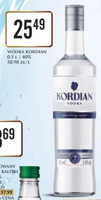 Wódka Kordian promocja w Dino