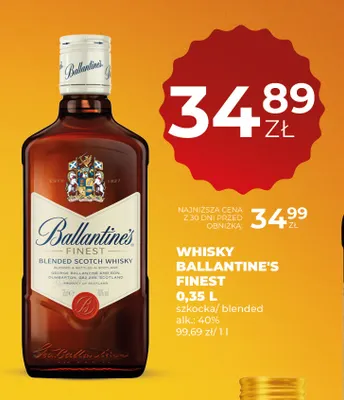Whisky Ballantine's Finest promocja w Duży Ben