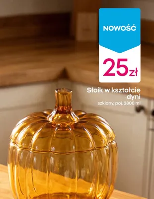 Słoik w kształcie dyni promocja w Pepco