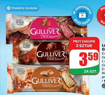 Lody na patyku 3 rodzaje promocja w Dino