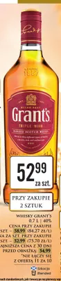 Whisky Grant's promocja w Dino