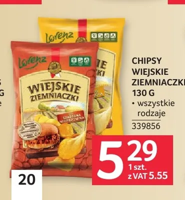 Chipsy Wiejskie Ziemniaczki promocja w Selgros