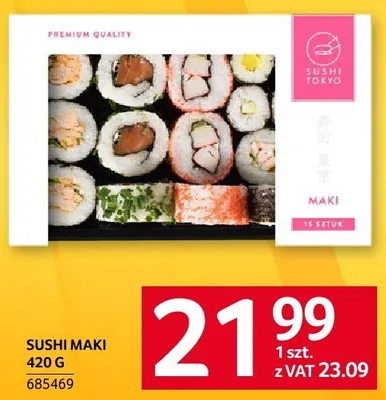 Sushi maki 420 g promocja w Selgros