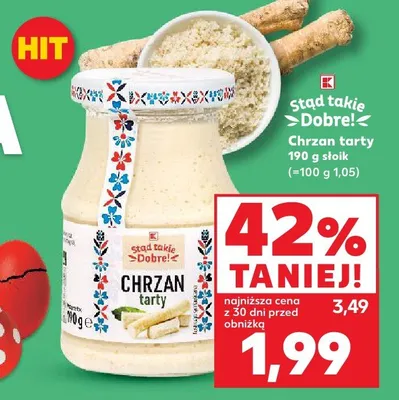 Chrzan tarty promocja w Kaufland