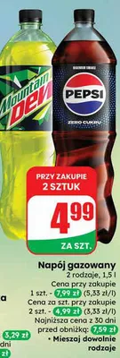Napój gazowany promocja w Dino