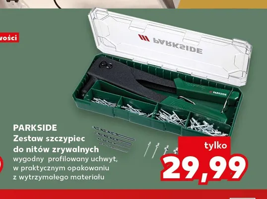 Zestaw szczypiec do nitów zrywalnych Parkside promocja w Kaufland