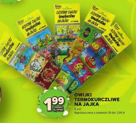 Owijki termokurczliwe na jajka promocja w Stokrotka