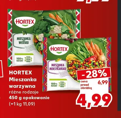 Mieszanka warzywna meksykańska Hortex promocja w Kaufland