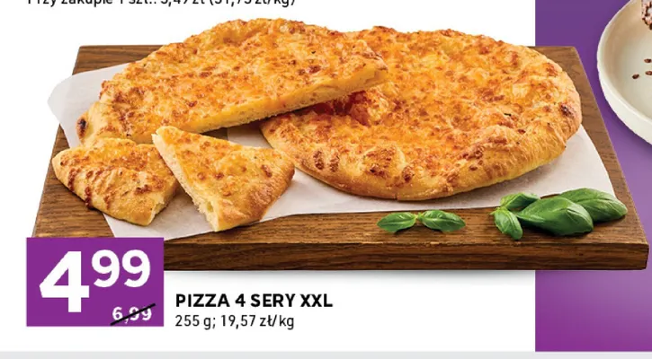 Pizza 4 sery XXL promocja w Stokrotka