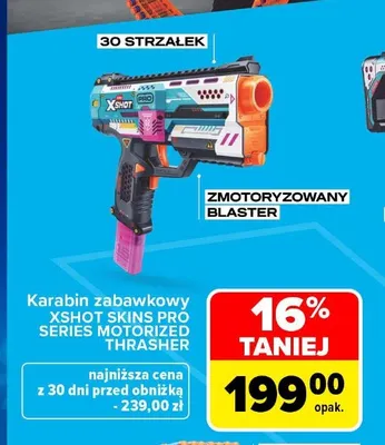 Karabin zabawkowy XShot Skins Pro Series Motorized Thrasher promocja w Carrefour