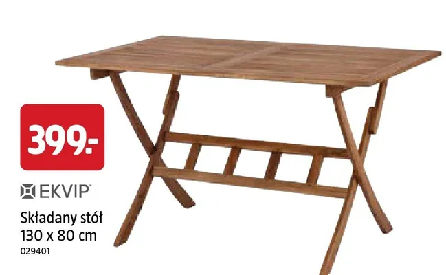 Składany stół EKVIP promocja w Jula
