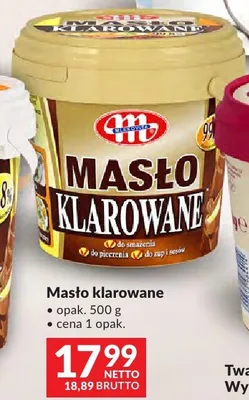 Masło klarowane Mlekovita promocja w Makro