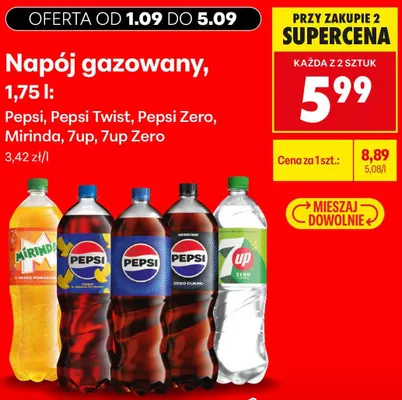 Napój gazowany 7up promocja w Biedronka