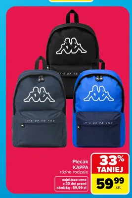 Plecak Kappa promocja w Carrefour