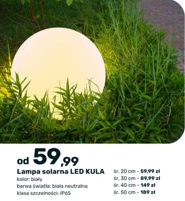 Lampa solarna Jumi promocja w Bricomarche