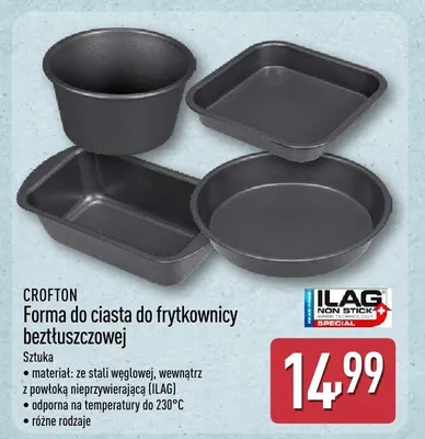 Forma do ciasta do frytownicy beztłuszczowej promocja w Aldi