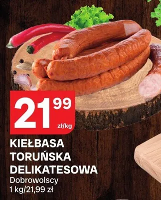 Kiełbasa toruńska delikatesowa promocja w Chorten