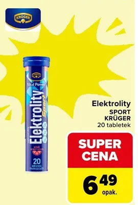Elektrolity Sport promocja w Carrefour Market