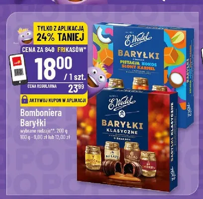 Bomboniera Baryłki E.Wedel promocja w POLOmarket