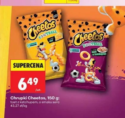 Chrupki Cheetos o smaku sera promocja w Biedronka