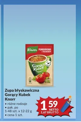 Zupa błyskawiczna Gorący Kubek Knorr promocja w Makro