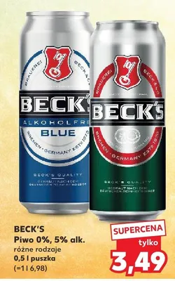 Piwo 0%, 5% alk. różne rodzaje promocja w Kaufland