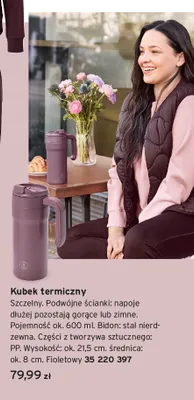 Kubek termiczny fioletowy Tchibo promocja w Tchibo