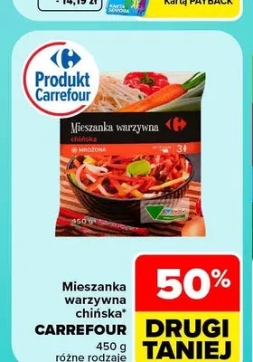 Mieszanka warzywna chińska Carrefour promocja w Carrefour