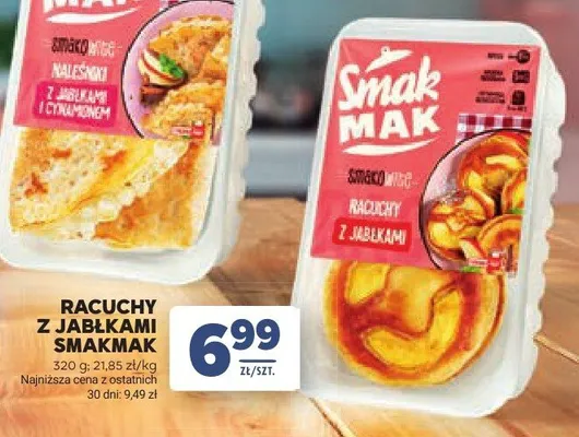 Racuchy z jabłkami Smakmak promocja w Stokrotka