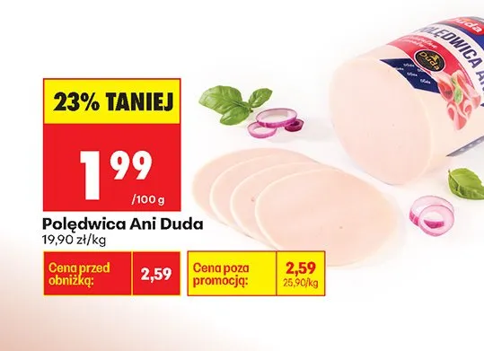 Polędwica Ani Duda promocja w Biedronka
