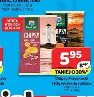 Chipsy Przysnacki z solą promocja w Delfin