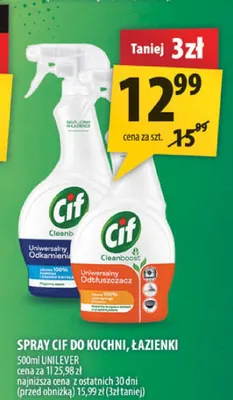Spray do czyszczenia Cif do łazienki promocja w Arhelan