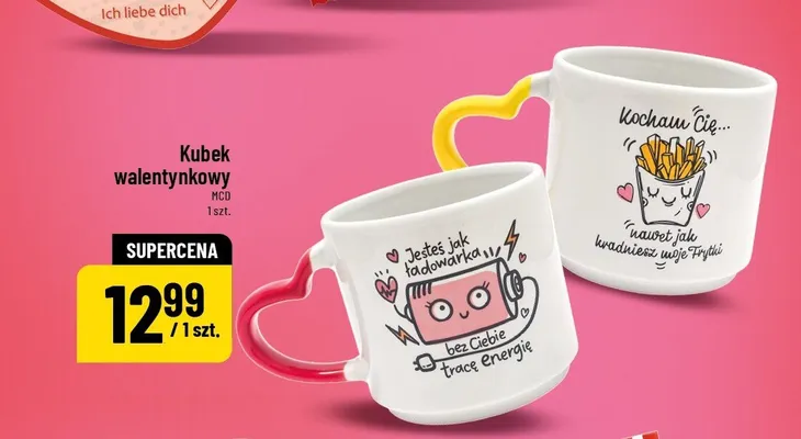 Kubek walentynkowy MGD promocja w POLOmarket