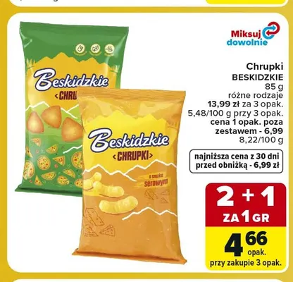 Chrupki Beskidzkie promocja w Carrefour Market