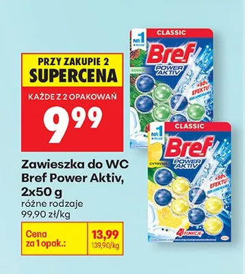 Zawieszka do WC Power Aktiv różne rodzaje promocja w Biedronka